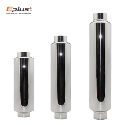 Eplus Universal Car Exhaust Systems Muffler Middle Pipe Silver High Quality Stai