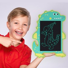 Waloo LCD Writing Tablet Kids Toys - 8.5inch Green Dinosaur Green Colour