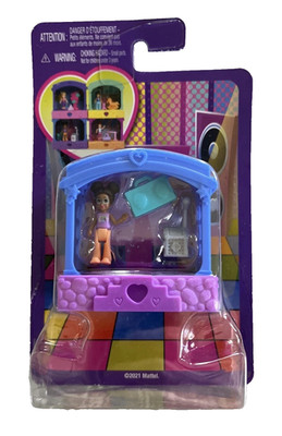 POLLY POCKET Compact Stack-able Room Set Blue/Purple/Orange READ/NEW/Broken Seal