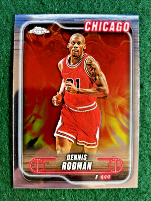 2025 Topps Chrome Basketball #95 Dennis Rodman Chicago Bulls NBA
