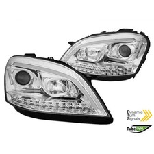 Tuning headlight set suitable for Mercedes ML W164 2005-2008 with chrome base... Tuning headlight set suitable for Mercedes ML W164 2005-2008 with chrome base...