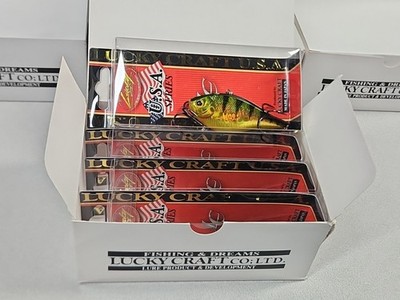 (4) Discontinued Lucky Craft LV RTO-250...AG Northern Perch...Dealer Box...NOS!!
