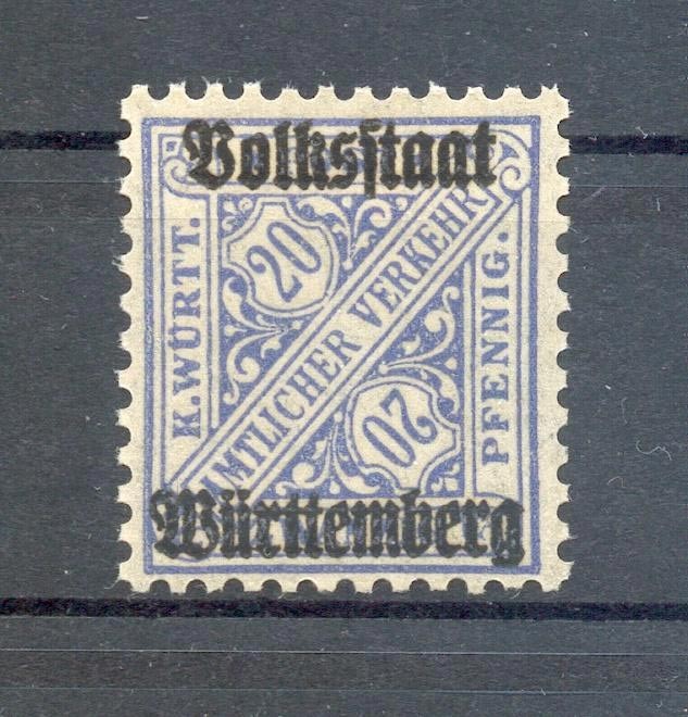 Württemberg 264b New MNH Postfrisch BPP 60EUR