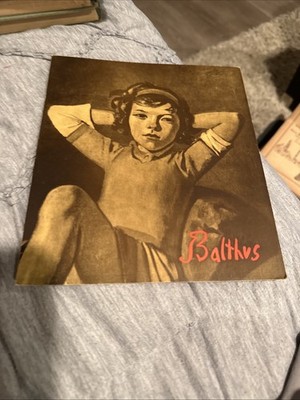 Vintage Balthus Artist Exhibition Advertising Card 1962