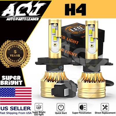 H4 6000K LED Headlight Bulbs Kit for Kia Spectra5 2005-2009 Hi-Lo Beam