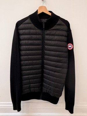 Canada Goose HyBridge Quilted Down and Merino Jacket Men's Size L Black