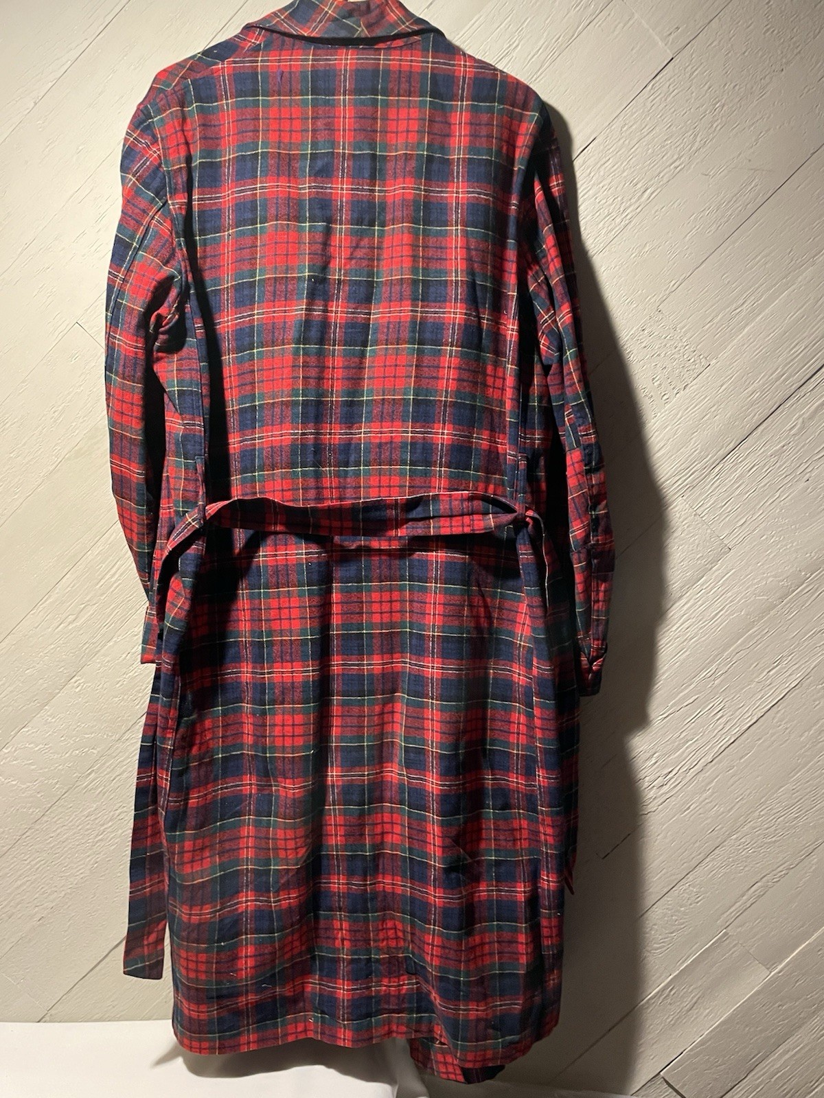 Pendleton Wool Robe Mens Large Red McPherson Red … - image 3