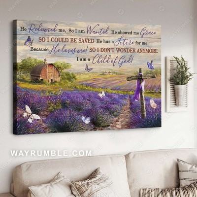 Lavender flower field, Countryside landscape, Barn house painting, I am a chi...