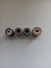 4 Wooden Spools Of Thread/2 vintage 2 antique 1904/Coats & Clark/ Molnlycke/smal — photo 5