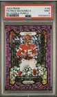 2023 Panini Prizm - Patrick Mahomes II #149 Purple No Huddle Prizm /35 PSA 9