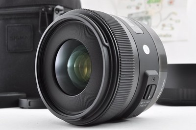SIGMA 30mm f/1.4 DC HSM Art SA Mount Excellent From Japan Tested w/ Hood #3668