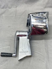 Vintage Saladmaster Food Processor Grater Cutter Slicer Shredder Dicer 5 Cones