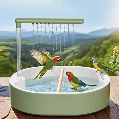 Papagei Bad Dusche Automatische Vogel Badewanne für Afrikanische Grau - Bild 1 von 4