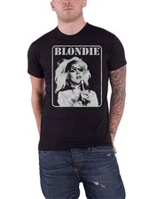 Blondie T Shirt Presente Poster Band Logo Debbie Harry new Official Mens Black
