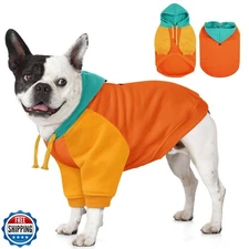 AOFITEE Hoodie for Small Dogs, Warm Small Dog Sweater with Sleeves, Soft Dogs
