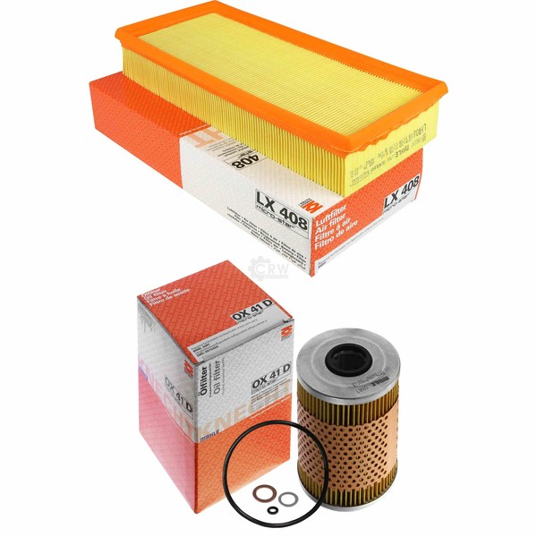 Mahle / Knecht Set Filterpaket Luftfilter LX 408 ÖLfilter OX 41D-image