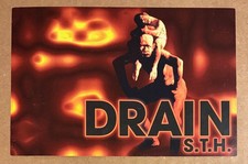 Drain STH - Horror Wrestling RARE promotional sticker '98