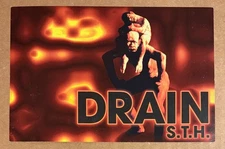 Drain STH - Horror Wrestling RARE promotional sticker '98