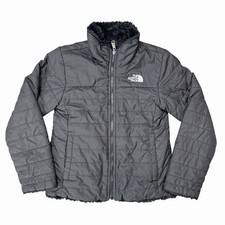 THE NORTH FACE Reversible Jacket Girls Size Small Insulated Faux Fur Fleece