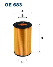 Ölfilter FILTRON OE 683 Filtereinsatz für HONDA CR CN FR CM ACCORD BE CL 5 2 7