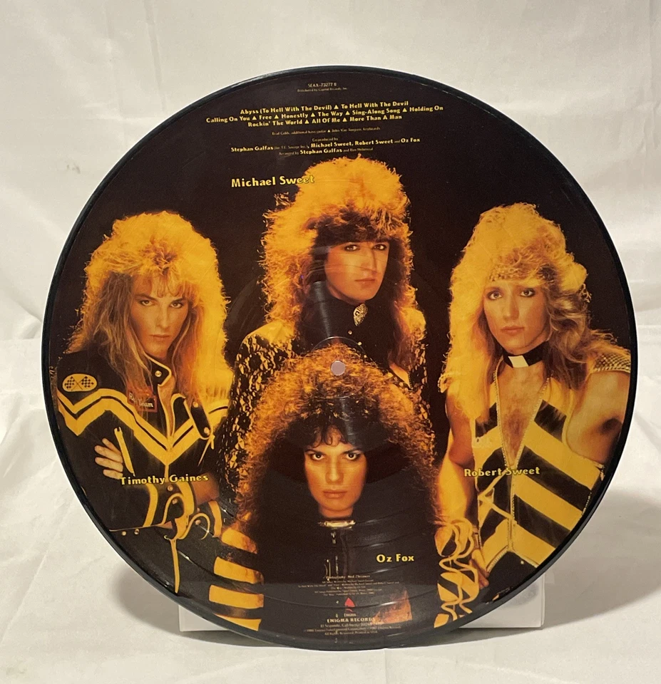 Stryper To Hell With The Devil 1986 Vinyl Import Picture Disc Limited Edition - Image 4 of 4