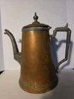 Civil War Period Tin & Pewter Coffee Pot With Lid