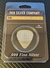 10 gram Silver Guitar Pic .999 fine from Pan Silver Company!