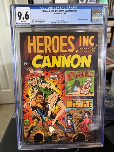 Heroes, Inc. Presents Cannon nn CGC 9.6 Wally Wood 1969