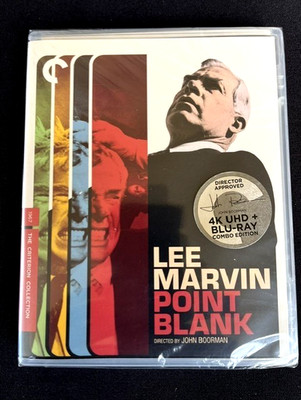 John Boorman's POINT BLANK-1967 (4K-Blu-Ray) W/ Special Features. NEW