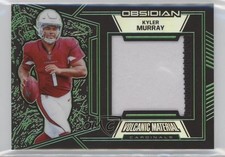 2019 Obsidian Volcanic Material Relics Electric Etch Green /25 Kyler Murray 10fs