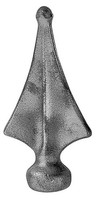 Zaunspitze | HöHe: 110 Mm | Material: Ø 25 Mm | Stahl S235JR, Roh
