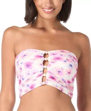  160 Carmen Marc Valvo Women's Shirred Swimsuit Bikini Sets Small pmy1626b