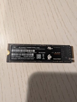Western Digital WD Black WD_BLACK SN850X 1TB NVMe M.2 Internal SSD Black