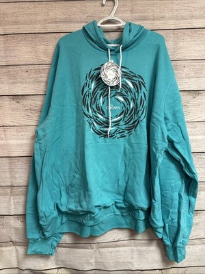 The CHOSEN Against The Current Teal Hoodie Size 4XL 4X New Pullover