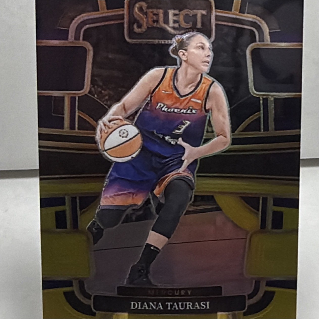 2024 Panini Select WNBA Diana Taurasi #46 Black Gold Prizm Prizm /5