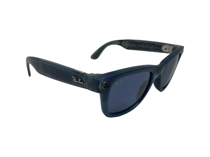 Ray-Ban Meta Wayfarer (Gen 1) - Polarized Blue Lenses / Matte Jeans - USED READ