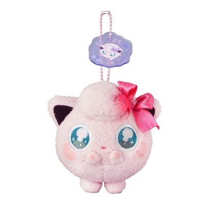 Pokemon Center Original Don t Attack Me Jigglypuff Mascot Plush Keychain New JP