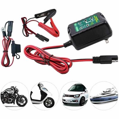 For Car Motorcycle Lawn Mower SLA AGM GEL CELL WET Lead Acid Batteries Charger
