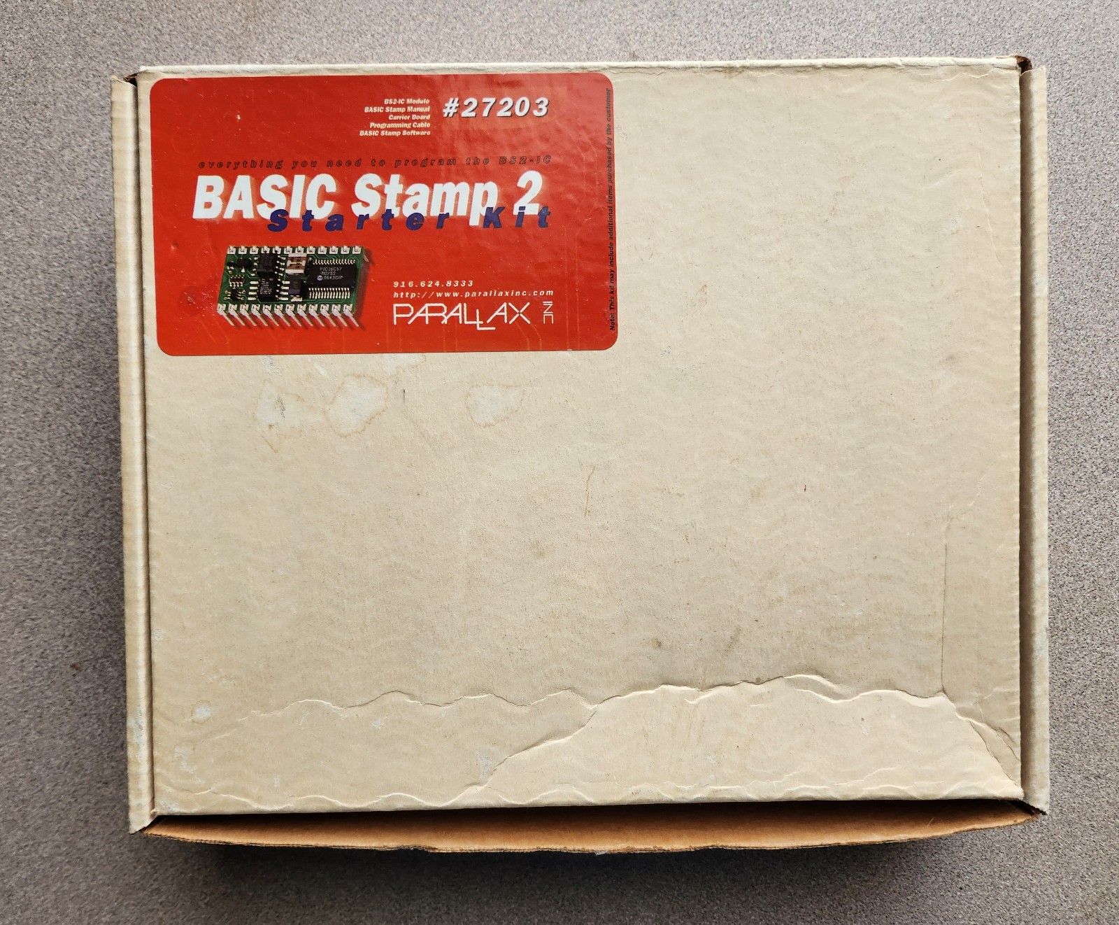 GREAT CHRISTMAS GIFT  - Parallax BASIC Stamp 2 Starter Kit 27203 (NIB)