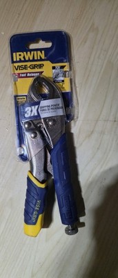 IRWIN 7CR Fast Release Locking Pliers 7 in Blue/Yellow Adjustable Grip Steel