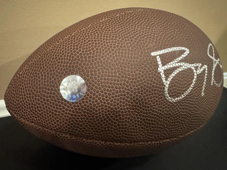 Autógrafo de fútbol americano de la NFL Barry Sanders certificado de autenticidad Foto 3 de 3