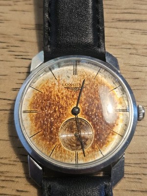 Longines Swiss Men Wristwatch 1950s  Manual Wind 17 Jewels Vintage Cal 1012 23z 