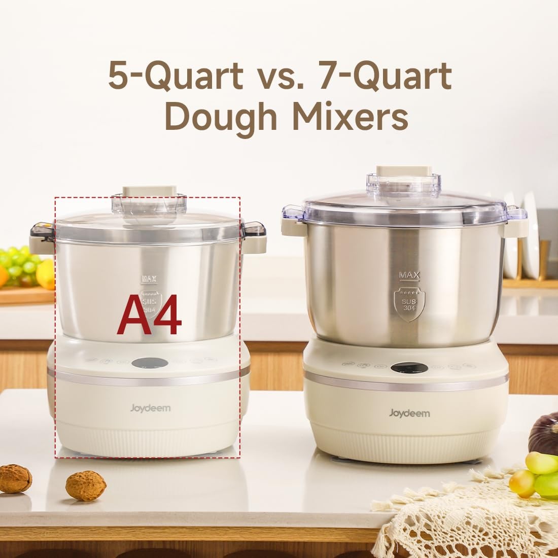 Electric Dough Maker with Ferment Function, 5Qt Dough Mixer Machine, Perfect ...