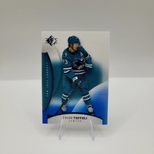 Tyler Toffoli San Jose Sharks 2025-26 SP Hockey Blue Parallel #14