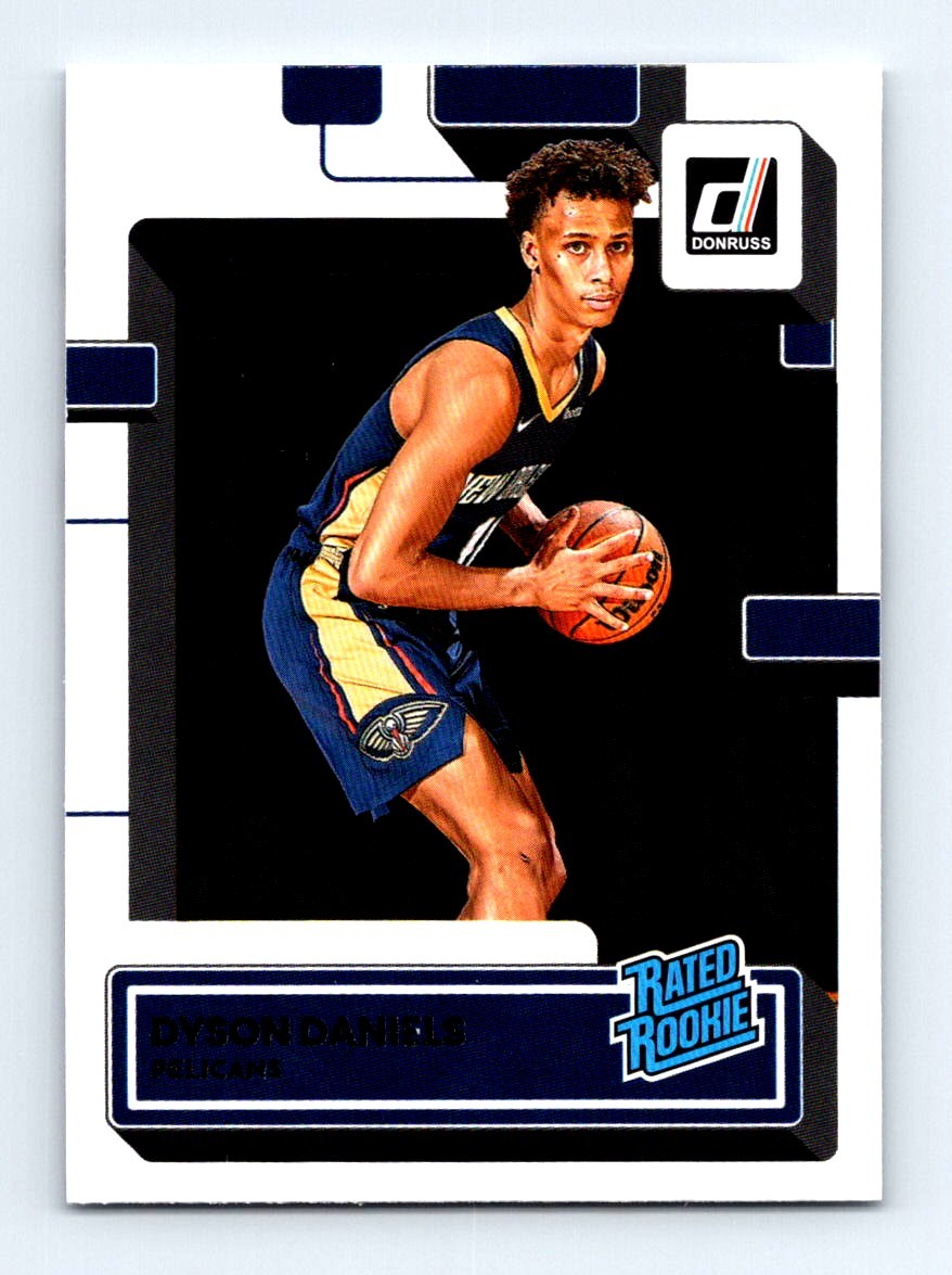 #208 2022-23 Donruss Rated Rookie BASE } Dyson Daniels RC Pelicans