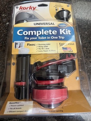 Korky Standard 2-inch Complete Toilet Repair Kit 4010M PARTS