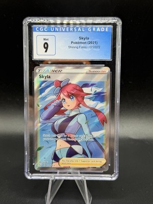 when did pokemon start making full art cards Skyla Full Art Trainer Breakpoint 122/122, NM Pokemon Card main image 0