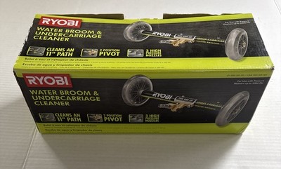 NEW! RYOBI PRESSURE WASHER 11  WATER BROOM FLAT & UNDERCARRIAGE CLEANER RY31211