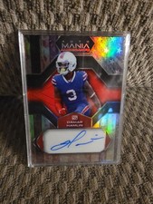 2022 NFL Football Wild Card Mania Damar Hamlin Rookie Auto Card 9/50 Bills. rookie card picture