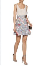 RARE Zimmermann Havoc Tuck Armour Skirt - Size 0 (AU 6 / US 2) 100% linen 